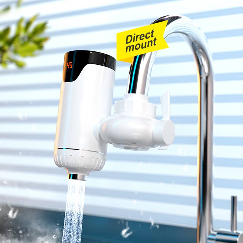 Wholesal Grifos Tankless Heater Tap Mini Portable Easy Disassemble Instant Hot Water System Plastic Electric Faucet For Kitchen